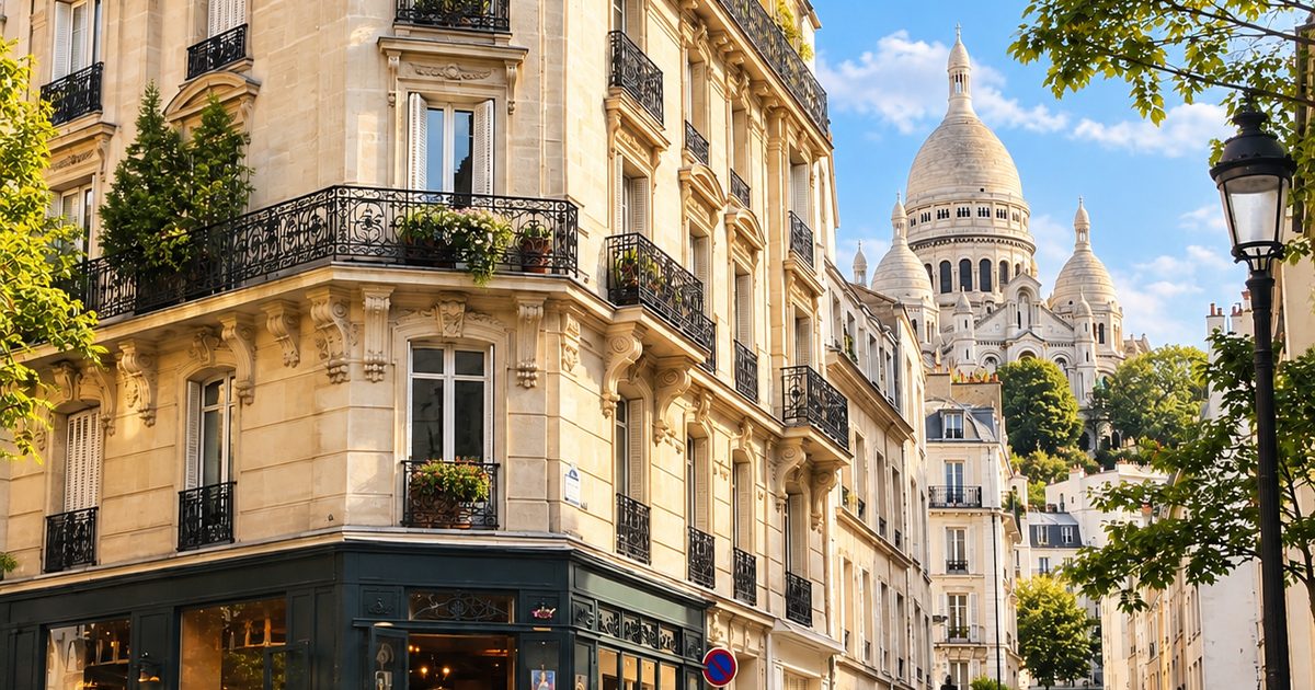 Immeuble haussmannien et Sacré-Cœur, Paris 18e - Co-investissement immobilier à Paris avec Roshe Invests